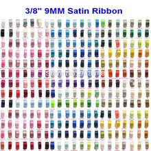 3/8" 9mm 100% polyester double sided satin ribbon solid color satin ribbon for gift hair bows ribbon garments Accessories 2024 - buy cheap