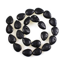 ( 1 strand/lot) New 10x14x5mm New Lava Teardrop Shape Loose Beads Stone Beads 2024 - buy cheap