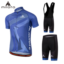 MILOTO short Cycling Clothing sets Bicycle Men's Triathlon Sportswear Ropa De Ciclismo Maillot Cycling conjunto triathlon suits 2024 - buy cheap