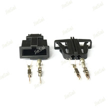 Conector da placa de carro, 2 pinos, luzes de porta do carro, buzina, sensor para vw audi skoda 3b0972712 3b0972702 2024 - compre barato