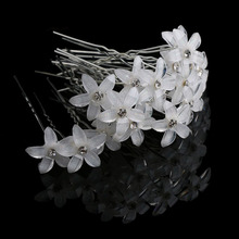 20Pc/Set Women Crystal Rhinestone Flower Hair Pins Clips Wedding Bridal Barrettes Hairpins Hair Styling Accessories 2024 - buy cheap