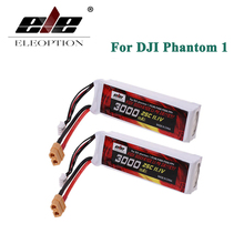 ELEOPTION 2PCS Lipo Battery 11.1V 3000mah 25C XT60 Plug For DJI Phantom 1 FC40 DJI Flame Wheel F450 F550 FPV Quadcopter Li-po 2024 - buy cheap