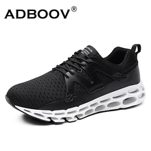 FEOZYZ-Zapatillas de correr para hombre, zapatos informales transpirables, color blanco y negro 2024 - compra barato