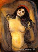 Painting for sale Madonna by Edvard Munch Canvas High quality Hand painted 2024 - buy cheap