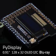 PyMono OLED 12832 Display for Python Board PyBoard 0.91 inch 128*32 I2C Compatible With PyDisplay Module Screen Diy Kit 2024 - buy cheap