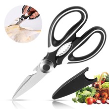 Kitchen Shears Heavy Duty Stainless Steel Multipurpose Ultra Sharp Kitchen Scissors for Chicken Vegetable Seafood Bones 2024 - buy cheap