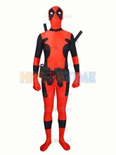 Deadpool Costume Spandex Fullbody Adult Halloween Cosplay Costumes Show zentai Suit Hot Sale Free Shipping 2024 - buy cheap
