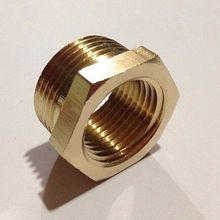 Brass Reducer 2" BSP Male Thread to 1-1/2" BSP Female Thread Reducing Bush adapter Fitting Gas Air Water Fuel 2024 - buy cheap