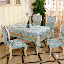 Toalha de mesa de jantar artesanal, pano bordado floral, toalha de mesa de casamento para natal, quadrado 2024 - compre barato