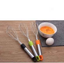 1PC Stainless Steel Kitchen Mixer Balloon Egg Beater Whisk for Whipping Manual Milk Cream Whisk Stirring Egg Tools KX 256 2024 - buy cheap