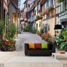 3d Italy European Street Landscape Wallpaper Mural Print Photo Wall Paper Living Room Bedroom Home Wall Decor Painting Murals 2024 - buy cheap