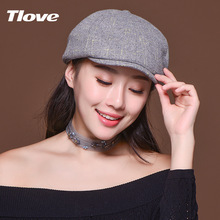 Women's Wool Visors Hat Adult Autumn Winter Woolen Cap Female Fashion Leisure Climate Cap Warm Wool Street Hat B8982 2024 - buy cheap