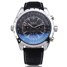 Top Brand Watches Luxury 6 Pin Mechanical Automatic Self-Wind Watches Men Leather Strap Alloy Dial Men'S Gift Wristwatch 8303 2024 - buy cheap
