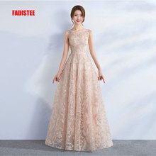 FADISTEE New arrival party elegant evening dresses prom dress lace see through back Robe De Soiree sleeveless A-line longstyle 2024 - buy cheap