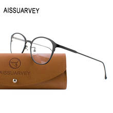 Pure Titanium Glasses Frames for Men Women Eyewear Optical Eyeglasses Fashion Brand Designer Prescription Clear Lenses Round 2024 - buy cheap