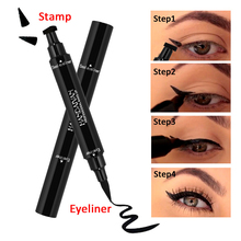 HANDAIYAN Brand Black Double-headed Eyeliner Pencil With Stamp Seal Maquiagem Waterproof Liquid Wing Eye Liner Cosmetics TSLM2 2024 - buy cheap