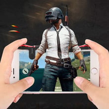 Botón de disparo para teléfono móvil, Joysticks de juego para PUBG, Mando de puntería L1R1 2024 - compra barato