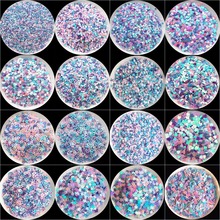 20g White Blue Pink Purple Sequin Mixed Star Heart Moon Dot loose Sequins Paillettes for Nail Art/wedding decoration confetti 2024 - buy cheap