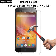 For ZTE Blade V6 / D6 / X7 / L6 5.0" Clear Hard Tempered Glass Screen Protector Ultra Thin Explosion-proof Protective Film 2024 - buy cheap