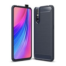 Luxury phone case For VIVO V15 Pro smartphone Soft Silicone Carbon Fiber Texture Back cover for vivo v15 pro Fundas 2024 - buy cheap