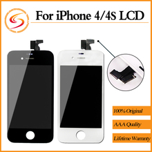Pantalla LCD para iPhone 4, montaje de digitalizador táctil, reemplazo de pantalla, envío gratis, 20 unids/lote, 4S 2024 - compra barato
