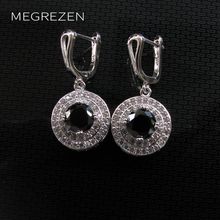 Cubic Zirconia Drop Earrings Long With Black Stone Fashion Jewellery China Big Earring Boucle D'Oreilles Pendantes Cristal Ye002 2024 - buy cheap