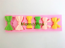 Mom & Pea-Molde de silicona con forma de lazo, decoración para Tartas, Fondant, 3D, grado alimenticio, 0342, Envío Gratis 2024 - compra barato
