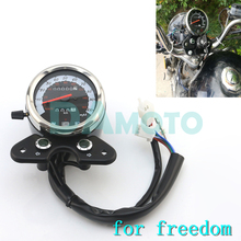 Velocímetro universal duplo, velocímetro, medidor de velocidade para motocicletas para honda cg125 lf70 2024 - compre barato