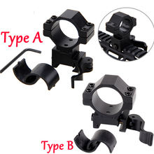 Scope Mount Quick Release 30mm/25mm Rings for 20mm Weaver/picatinny Base Rail Mount Qd Dovetail Rail Caza Hunting Accessary 2024 - buy cheap