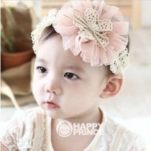 Wholesale and Retail lace flower kids hairband headband hair accessory party wedding kids accessory 2Month-8years old 2024 - buy cheap