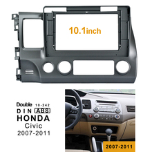 Marco de DVD para coche, kit de ajuste de Audio para salpicadero, Panel de 10,1 pulgadas, 2Din, para Honda Civic Left2007-11, reproductor de Radio doble Din 2024 - compra barato