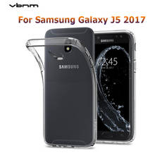 Для samsung J5 2017 корпус смартфона ультра тонкий мягкий ТПУ Силиконовый гель прозрачная задняя крышка для samsung Galaxy J5 2017 2024 - купить недорого