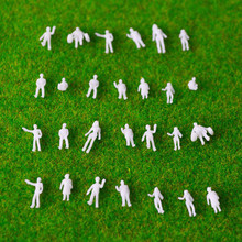 200pcs/lot 1:200 architectural scale model white figures for train railway layout 2024 - buy cheap