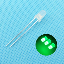 5mm Emerald-Green LED Round Light Emitting Diode Diffused Foggy Ultra Bright Lamp Bead Plug-in DIY Kit  DIP 50 pcs /lot 2024 - buy cheap