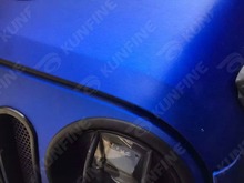 Adesivo vinil escovado azul para carro, adesivo automotivo estiloso com bolhas livres de ar para vehiche 1.52*18m por rolo 2024 - compre barato
