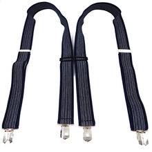 4 Clips Suspenders Man's Braces Adjustable elastic suspensorio bretelles hommes Y-Back ligas Tirantes Length 120cm Father gift 2024 - buy cheap