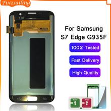100% Tested Working AMOLED LCD Display Touch Screen Assembly For Samsung Galaxy S7 Edge G935F G935A G935FD G935P 2024 - buy cheap