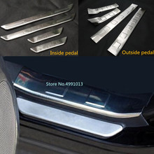 car cover pedal door sill scuff plate inner built threshold For Nissan X-Trail XTrail T32/Rogue 2008 2009 2010 2011 2012 2013 2024 - buy cheap