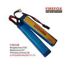 1pcs 100% Orginal FireFox 11.1V 2400mAh 20C 2 Cell Li Po AEG Battery F4R24B 2024 - buy cheap