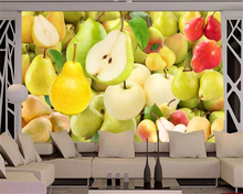 beibehang wallpaper for walls 3 d wall papers home decorCustom wallpaper bedroom fruit pear background papier peint mural 3d 2024 - buy cheap