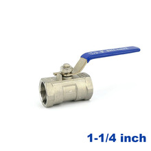 GOGO High quality 1PC Ball valve Stainless steel DN32 Female thread 1 1/4 inch BSP SS304 201 316 Small 2 way Ball Valve 2024 - buy cheap
