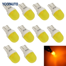 Luces LED T10 W5W para coche, Bombilla de cerámica blanca, rojo, verde, amarillo, número lateral de puerta, 168, luz de cuña automática, lámparas LED 2SMD 3030, 10 Uds. 2024 - compra barato