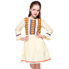 Платье для девочек Kseniya, платье с длинным рукавом для девочек на вечеринку и свадьбу, платье для девочек с цветами, 2019 2024 - купить недорого