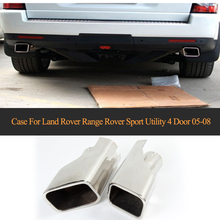 Наконечники для выхлопа автомобиля, для Land Rover Range Rover Sport utity 4 Door 2005-2008, выхлопные трубы для автомобиля, чехол-накладка 2024 - купить недорого