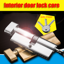 Super C-class indoor door lock small 70 door copper door universal button lock core lock key knob cylinder 2024 - buy cheap