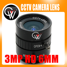 3MP HD 6mm lens Manual 1/2 Iris Cs Mount Industrial lens CCTV Camera Lens for HD Camera ip camera 2024 - buy cheap