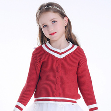 Suéter infantil fashion blusas para meninas de 3 a 14 anos 2024 - compre barato