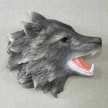 European-style creative wolfhead hanging simulation animal wolf head room bar wall retro decoration home living Crafts sculpture 2024 - buy cheap