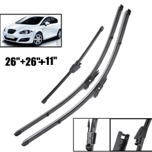 Xukey стеклоочистители для SEAT Leon 26 "26" 11 "2009 2010 2011 2012 Набор передних и задних окон 2024 - купить недорого