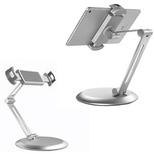 Adjustable Tablet Stand, Heavy Duty Desktop Tablet Holder Mount Metal Arm Support 4-11" Mobile Phone/Tablets for iPhone iPad 2024 - buy cheap